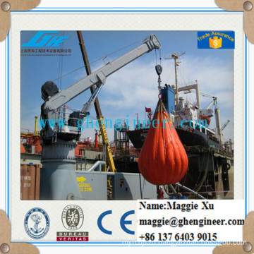 tanker marine hydraulic crane